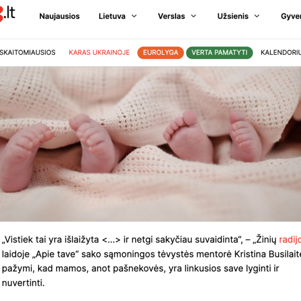Kristina Busilaitė straipsnis