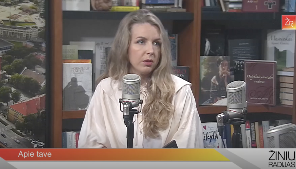 Kristina Busilaitė „Žinių radijo“ laidoje „Apie tave“